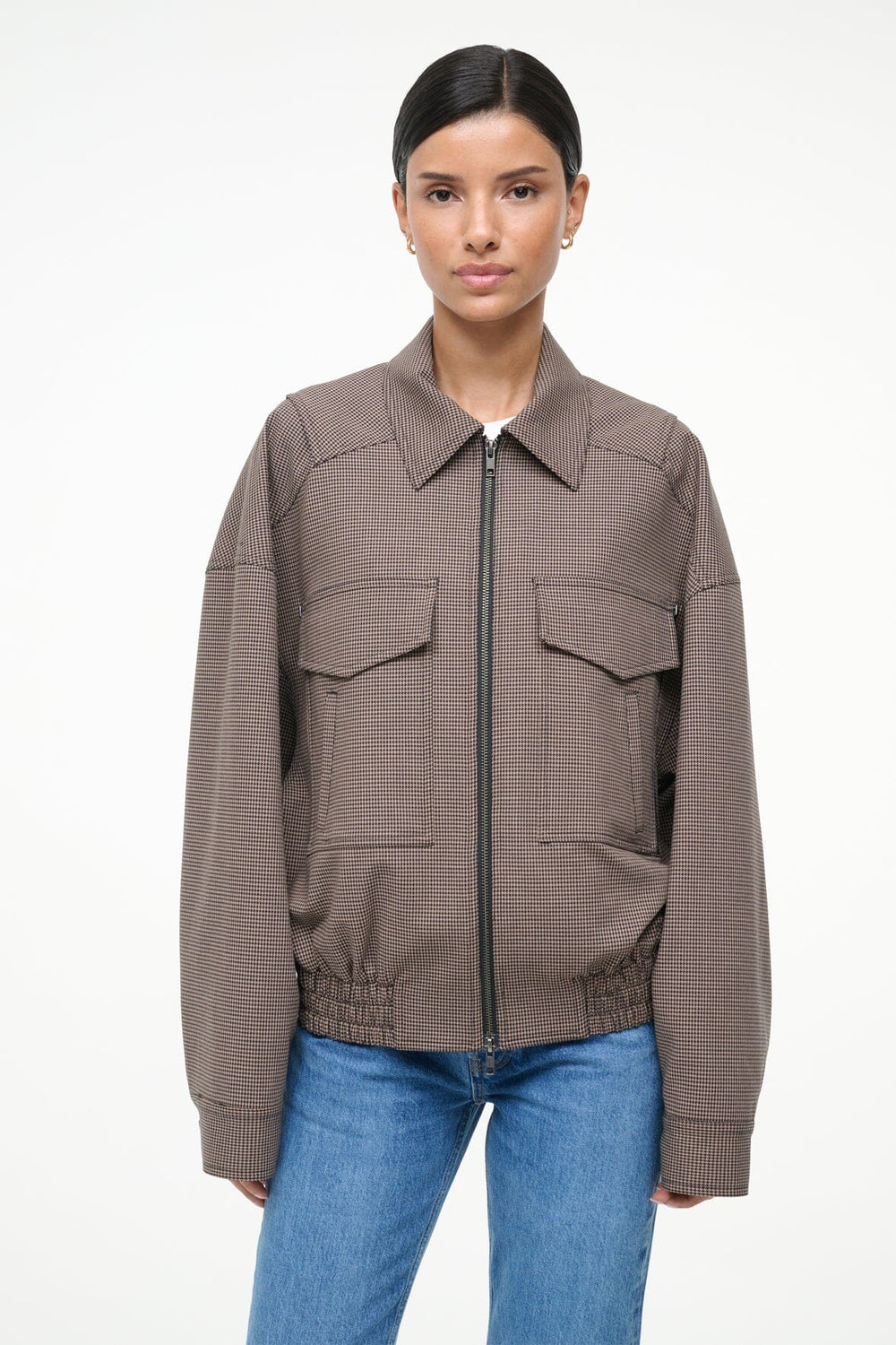 EUGENE JACKET HOUNDSTOOTH - STAUD near me