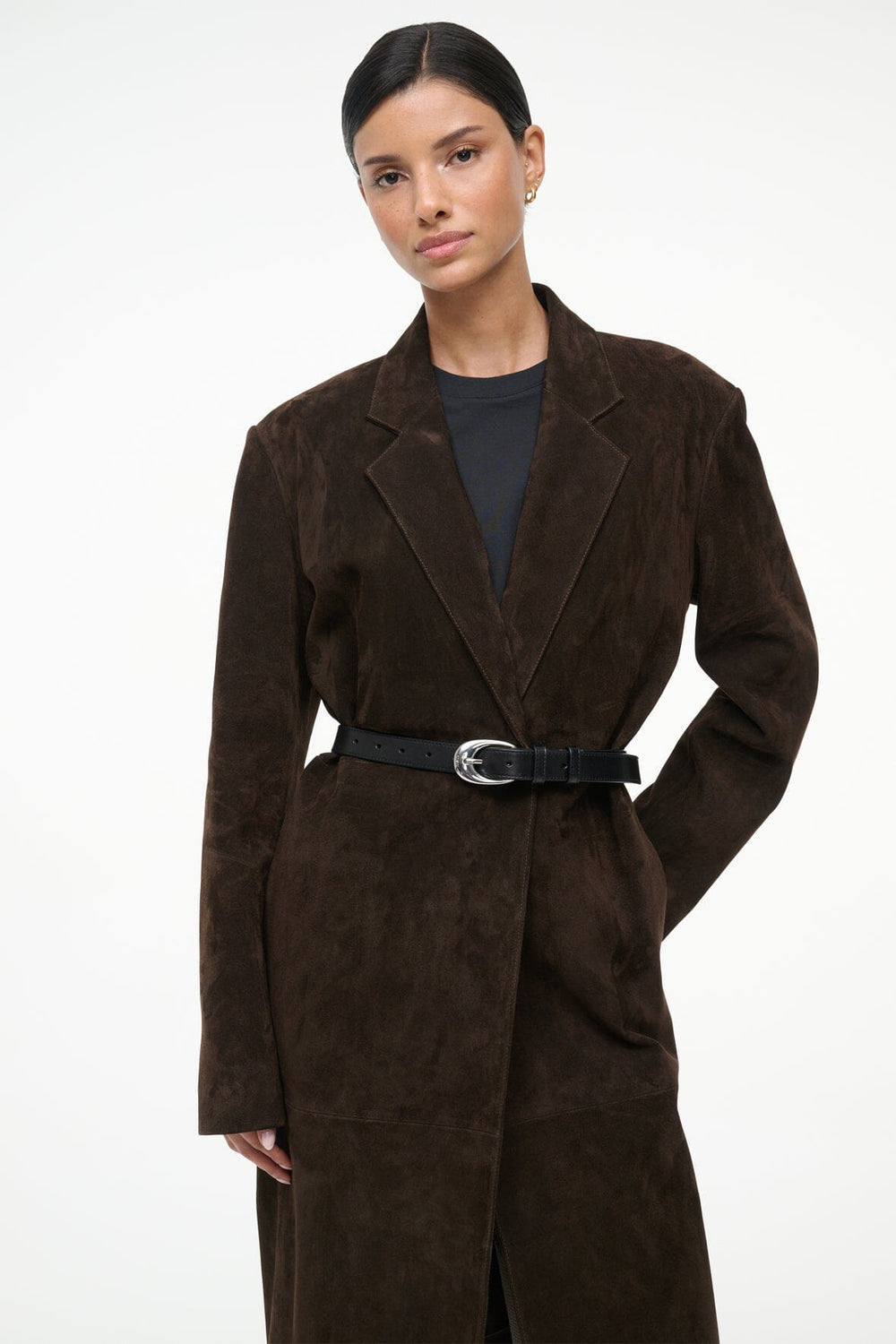 SABINE SUEDE JACKET ESPRESSO - STAUD near me