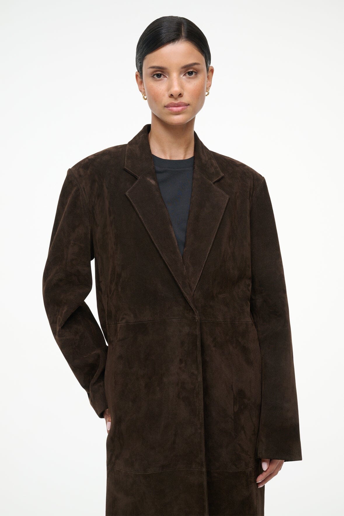 SABINE SUEDE JACKET ESPRESSO - STAUD near me