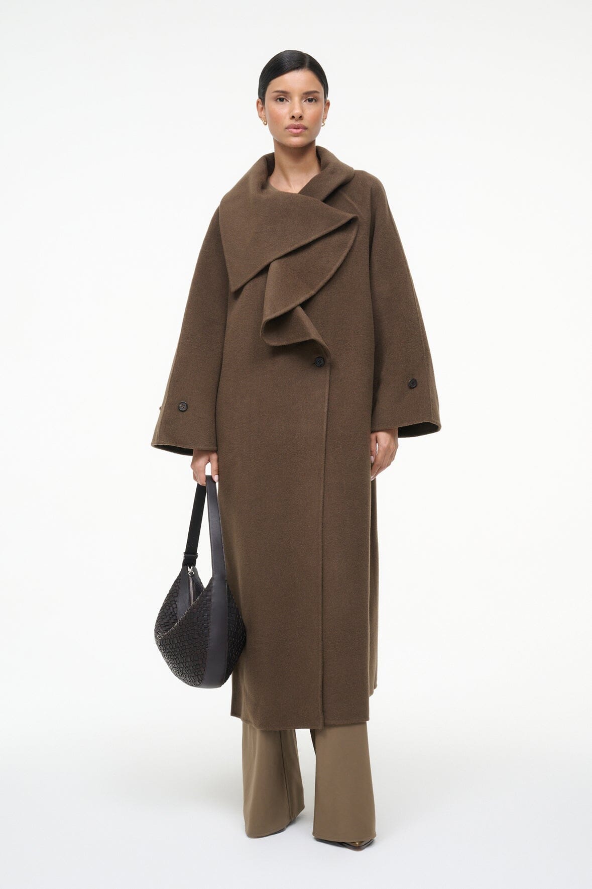 NOAH COAT TAUPE - STAUD for sale