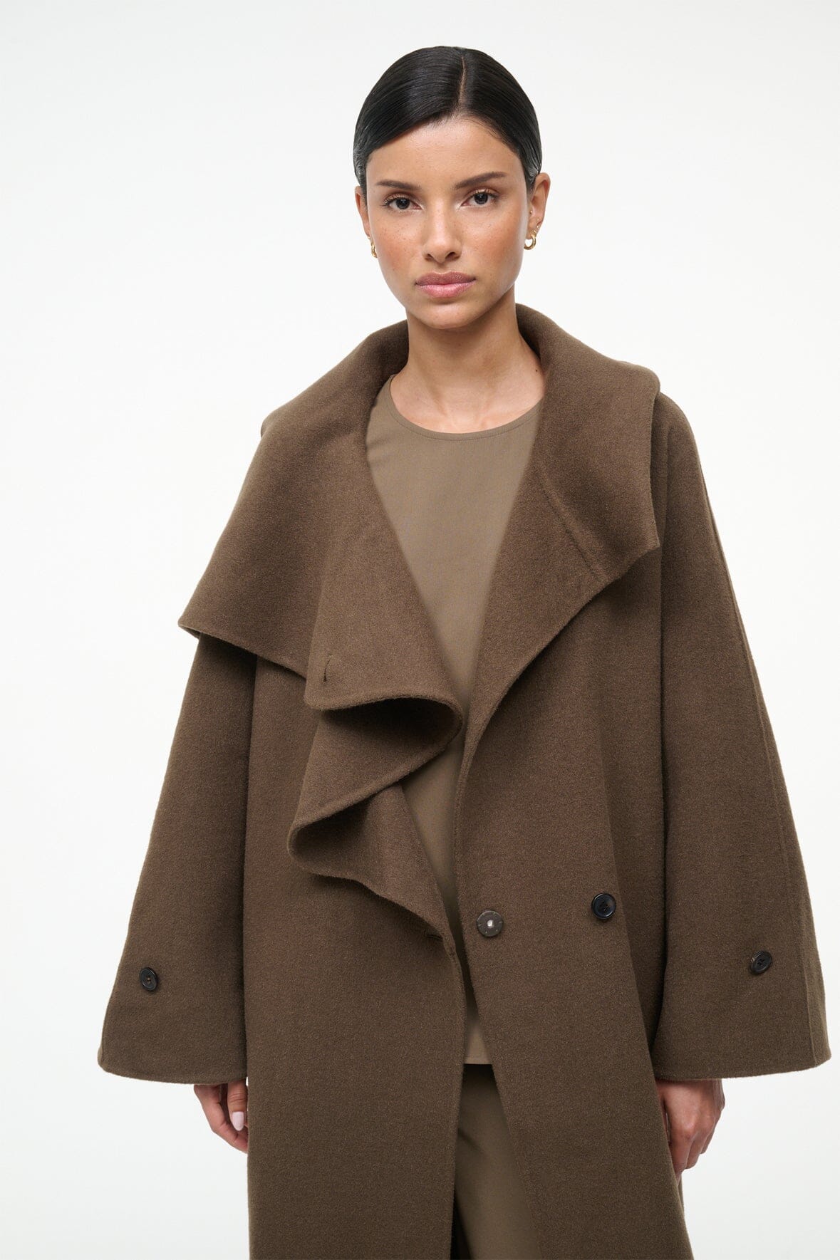 NOAH COAT TAUPE - STAUD for sale