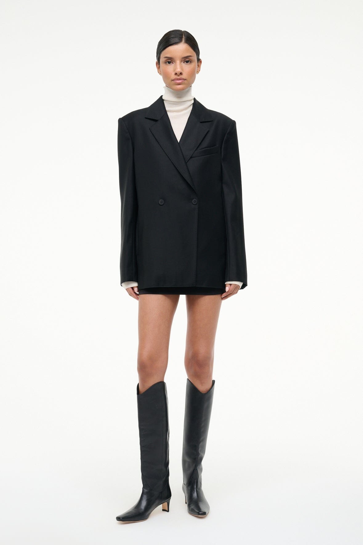 CONRAD BLAZER BLACK - STAUD outlet