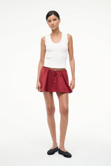 SOSA SKIRT DEEP RED - STAUD online