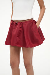 SOSA SKIRT DEEP RED - STAUD online