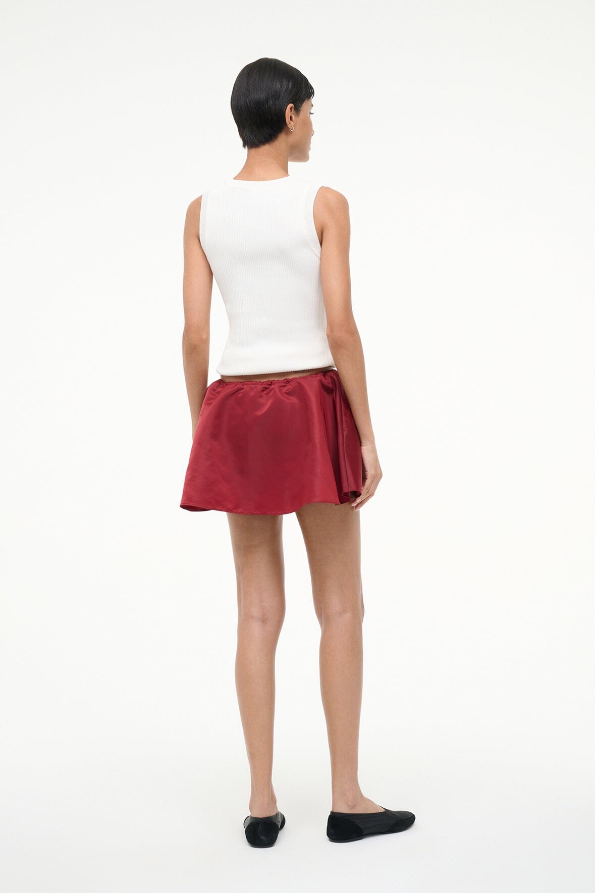 SOSA SKIRT DEEP RED - STAUD online