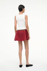 SOSA SKIRT DEEP RED - STAUD online