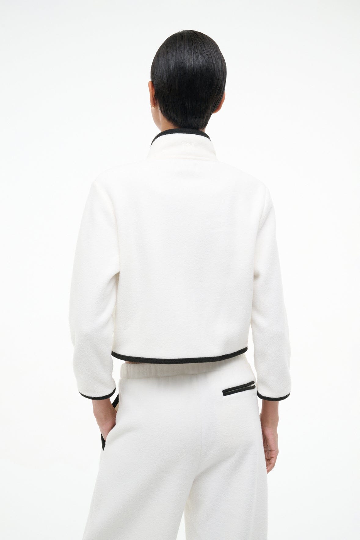 JETER JACKET IVORY BLACK - STAUD near me