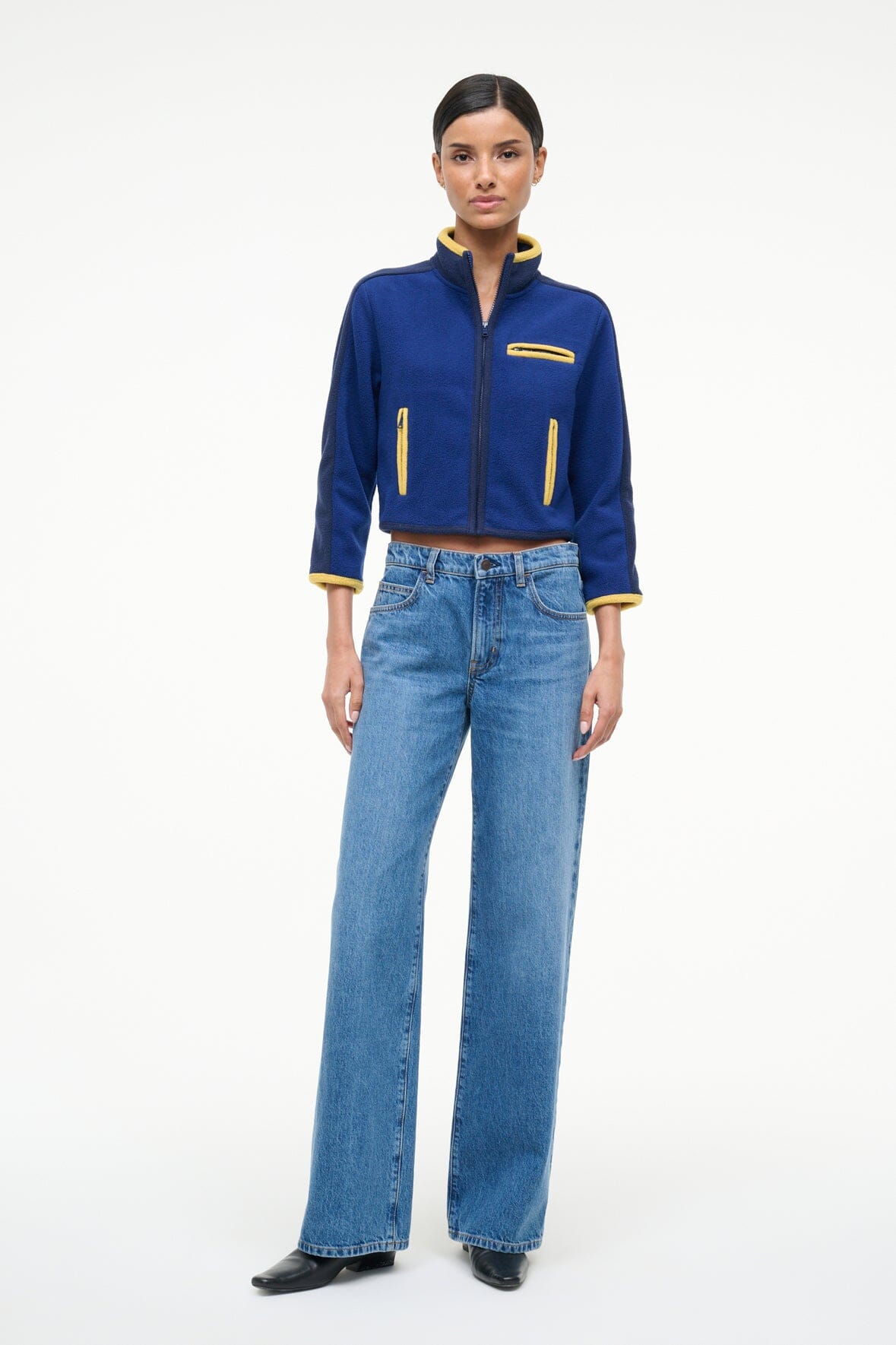 JETER JACKET ROYAL CHARTREUSE - STAUD US