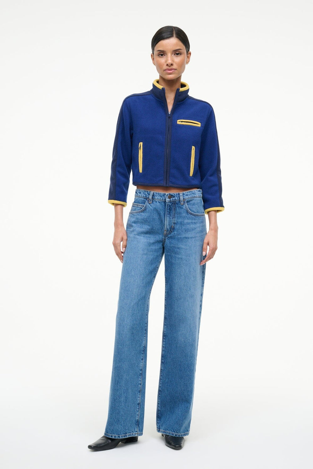 JETER JACKET ROYAL CHARTREUSE - STAUD US