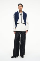 GRAF PULLOVER IVORY BLACK - STAUD online