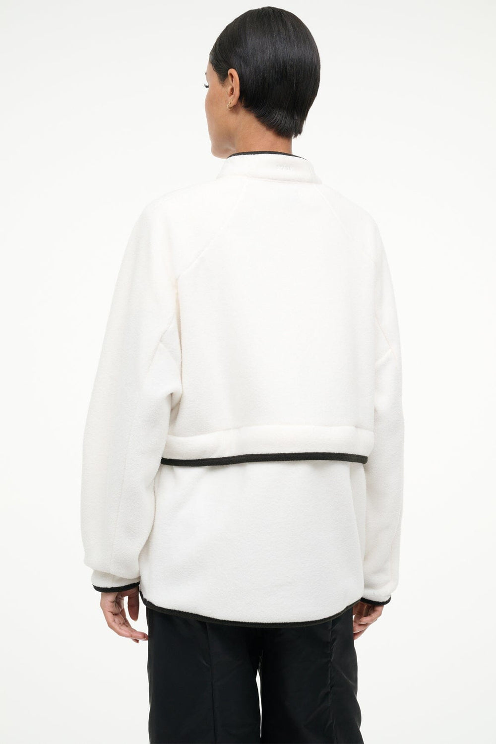 GRAF PULLOVER IVORY BLACK - STAUD online