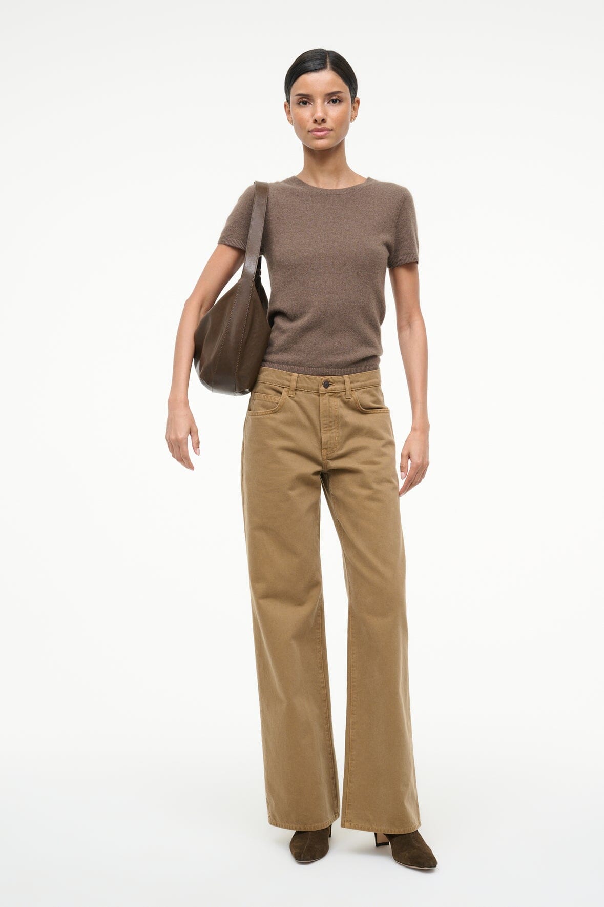 LARGE DEMY SHOULDER BAG TRUFFLE - STAUD near me