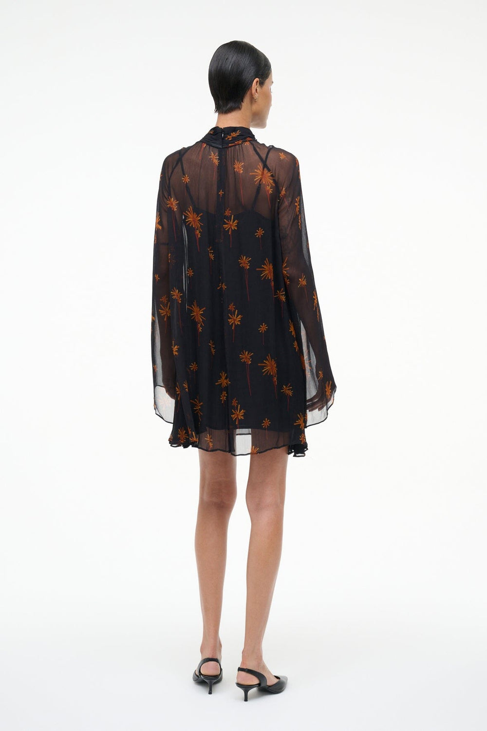 ESTHER MINI DRESS AUTUMN NIGHT - STAUD US