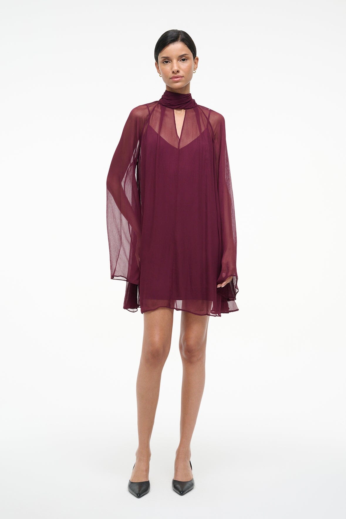 ESTHER MINI DRESS SYRAH - STAUD online