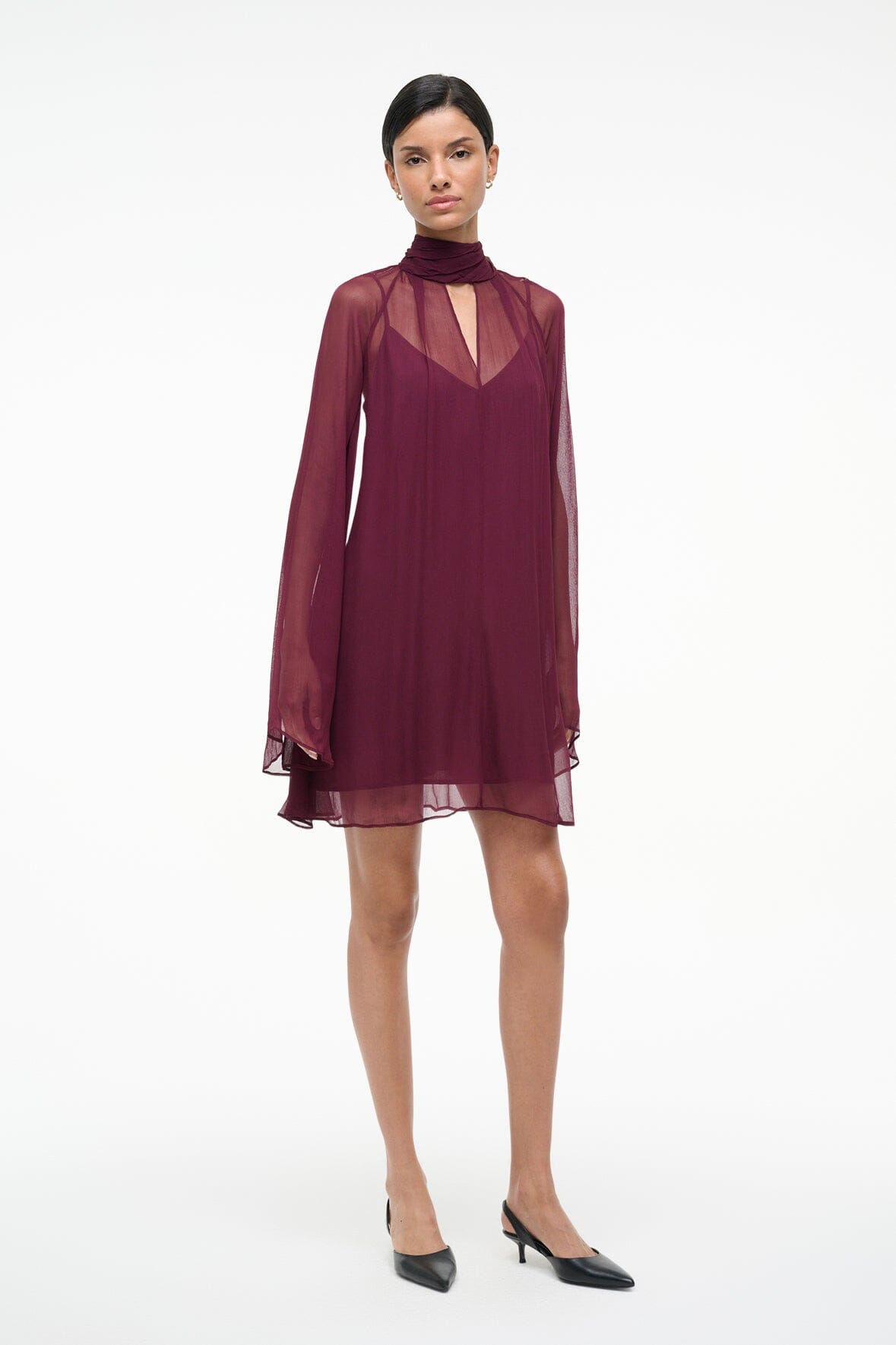 ESTHER MINI DRESS SYRAH - STAUD online