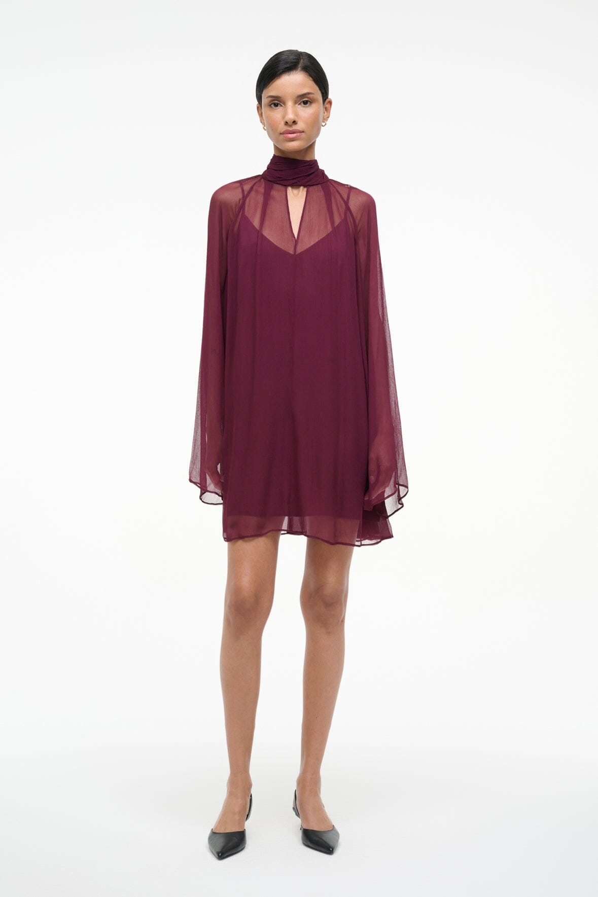 ESTHER MINI DRESS SYRAH - STAUD online