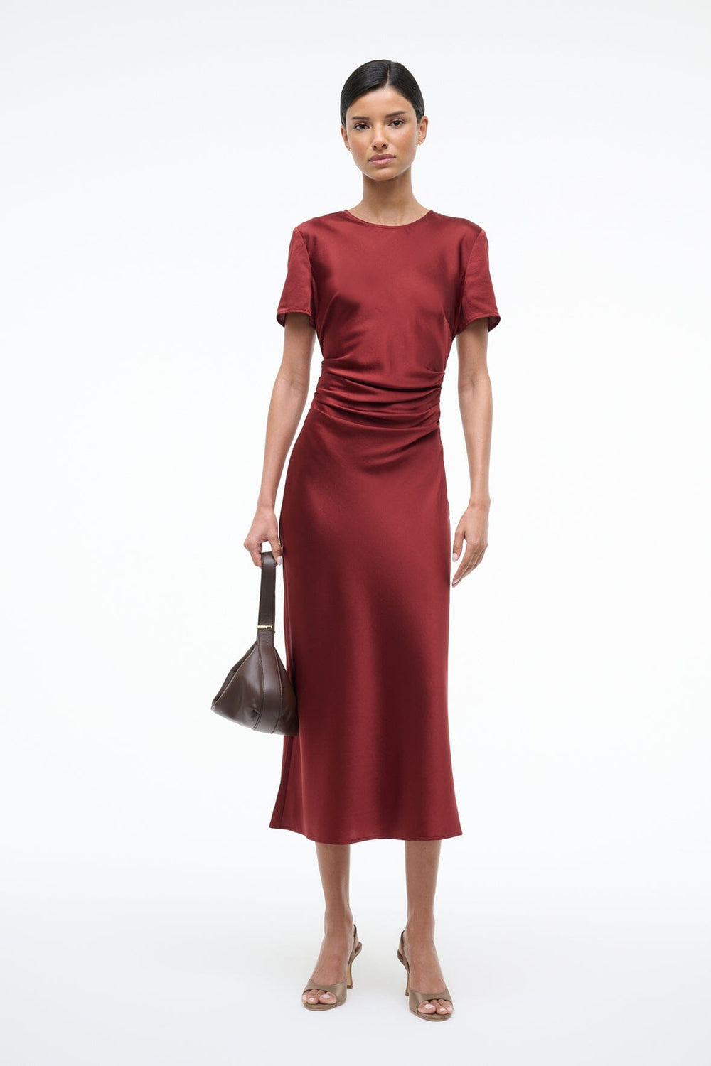 MARCEL SILK DRESS SANGRIA - STAUD near me