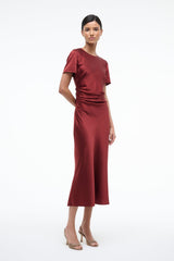 MARCEL SILK DRESS SANGRIA - STAUD near me