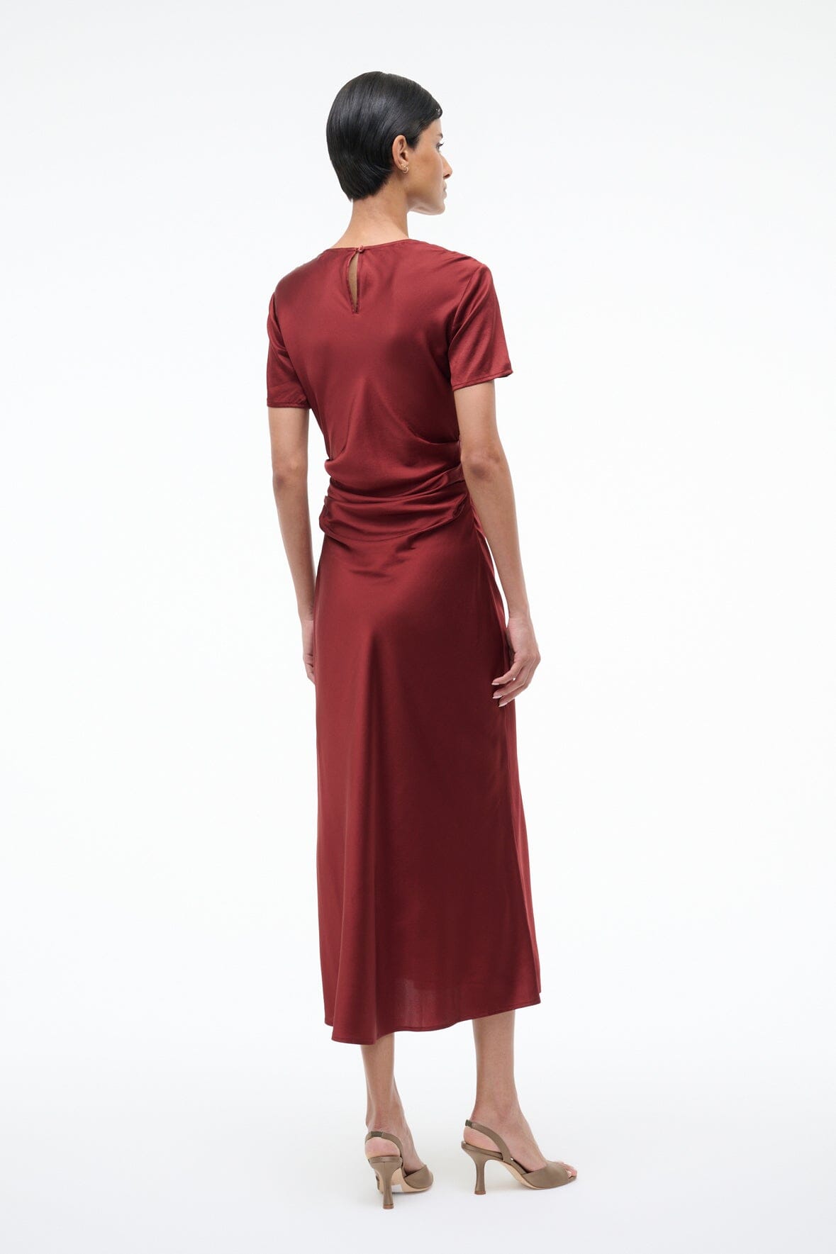 MARCEL SILK DRESS SANGRIA - STAUD near me