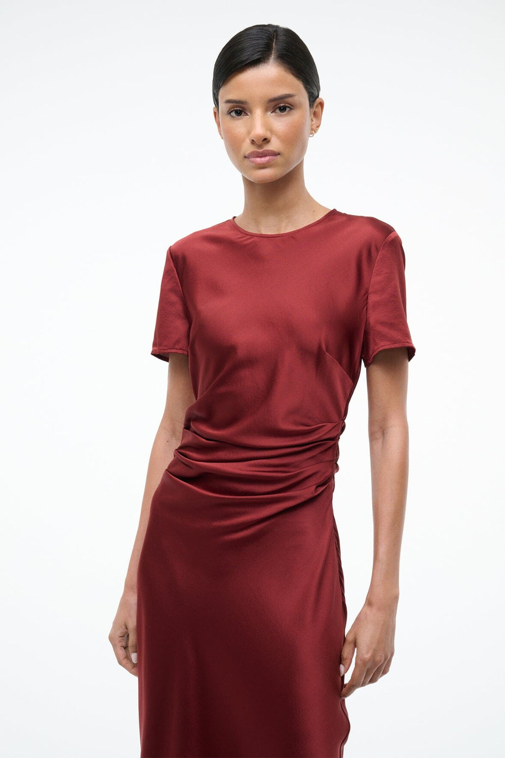 MARCEL SILK DRESS SANGRIA - STAUD near me