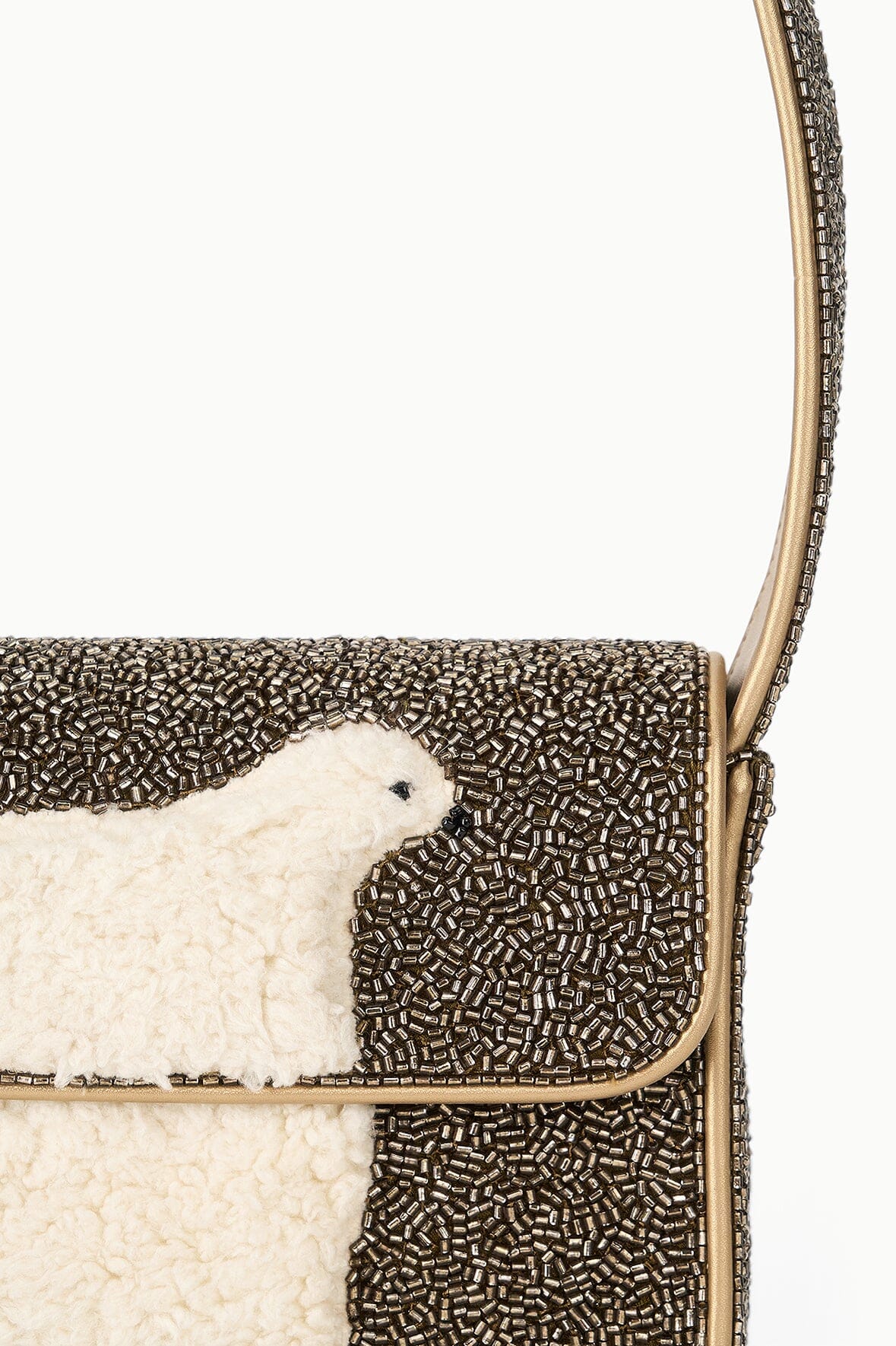 TOMMY BEADED BAG DOLLY - STAUD for sale