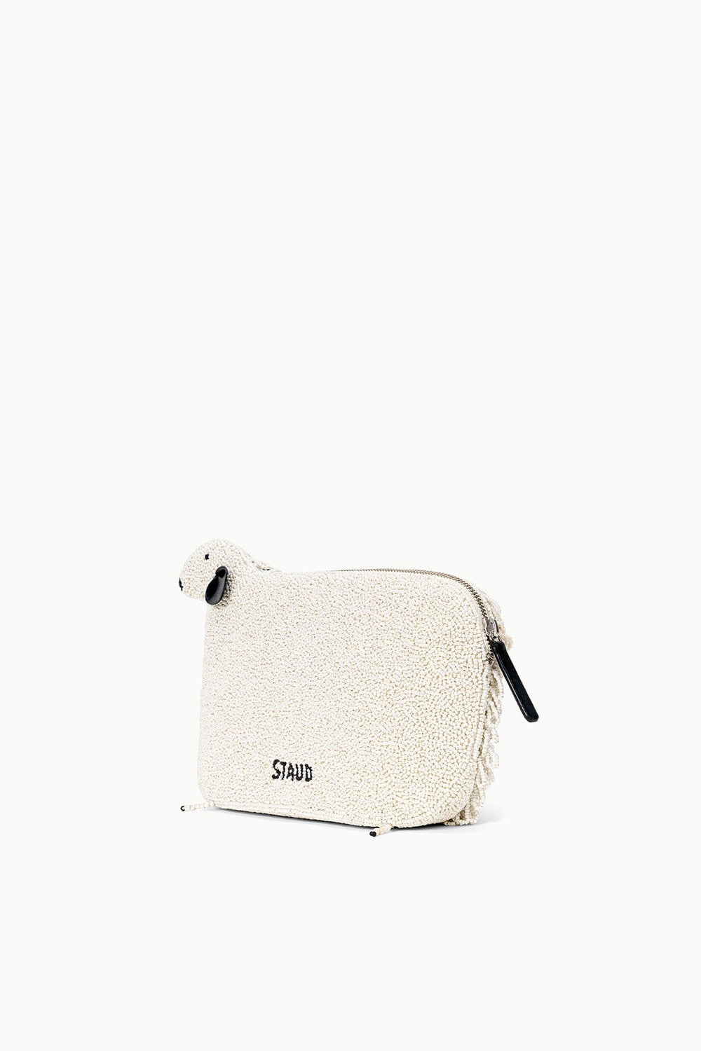 DOLLY BEADED CLUTCH IVORY - STAUD US