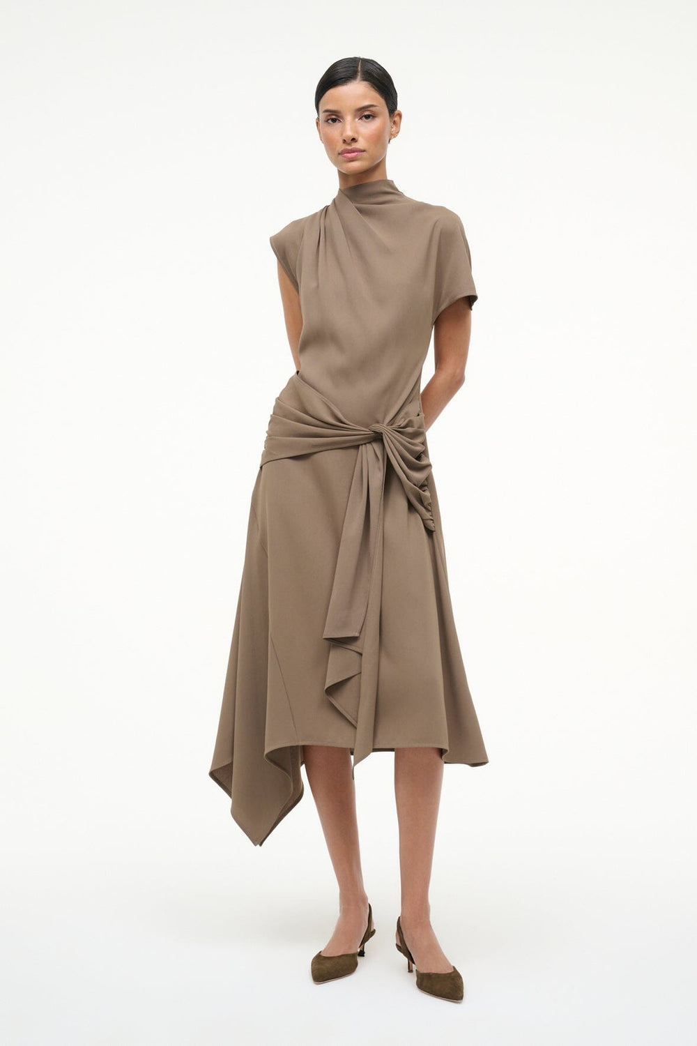 DAVINA DRESS TRUFFLE - STAUD near me
