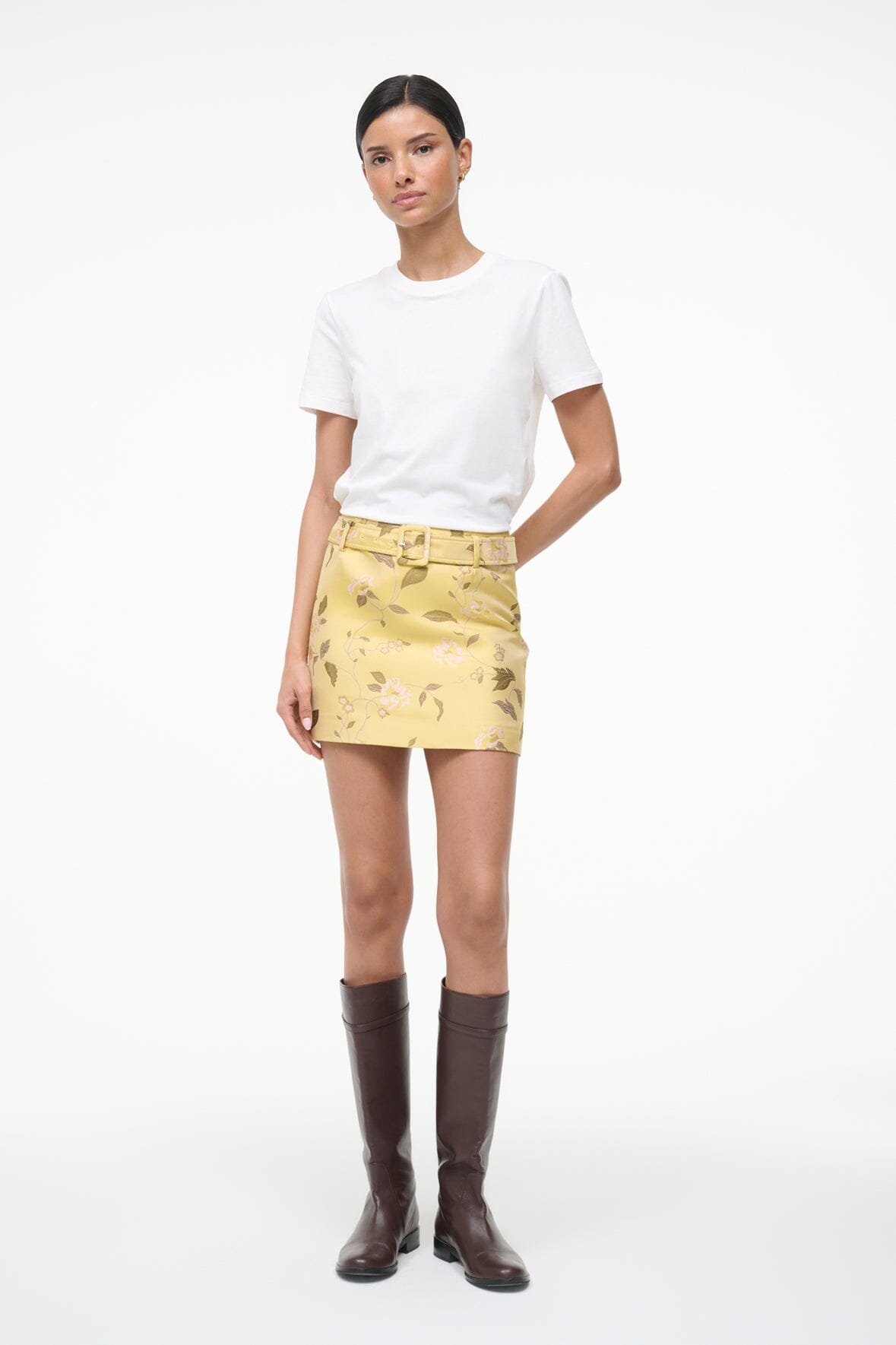 REESE SKIRT WILDFLOWERS - STAUD outlet