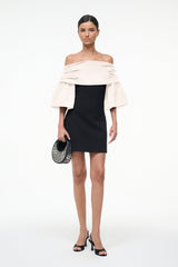 HARPER DRESS BLACK IVORY - STAUD near me