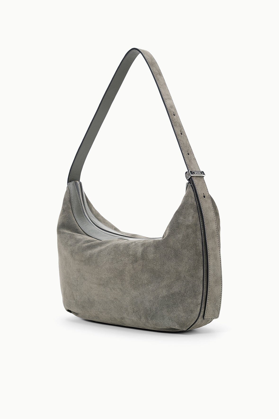 LARGE DEMY SHOULDER BAG STORM SUEDE - STAUD sale
