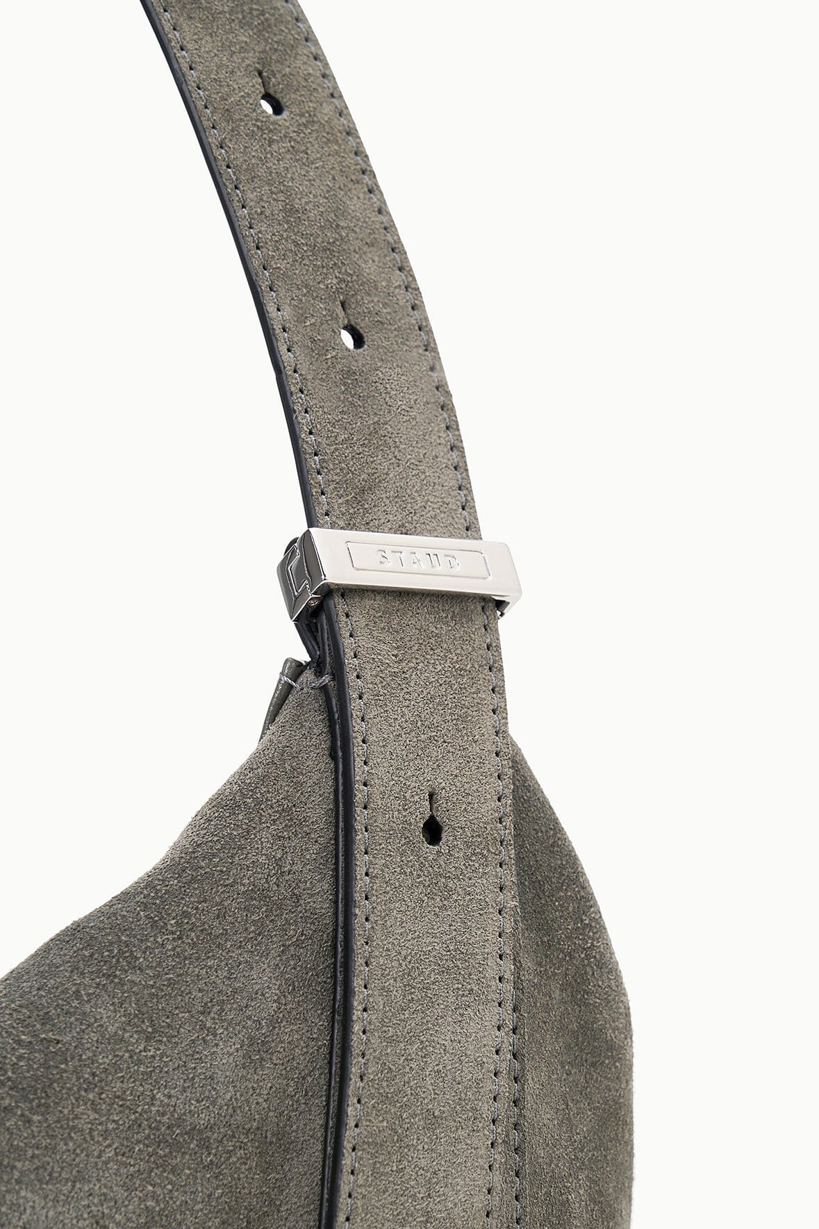 LARGE DEMY SHOULDER BAG STORM SUEDE - STAUD sale