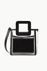 STADIUM MINI SHIRLEY BAG CLEAR BLACK - STAUD outlet