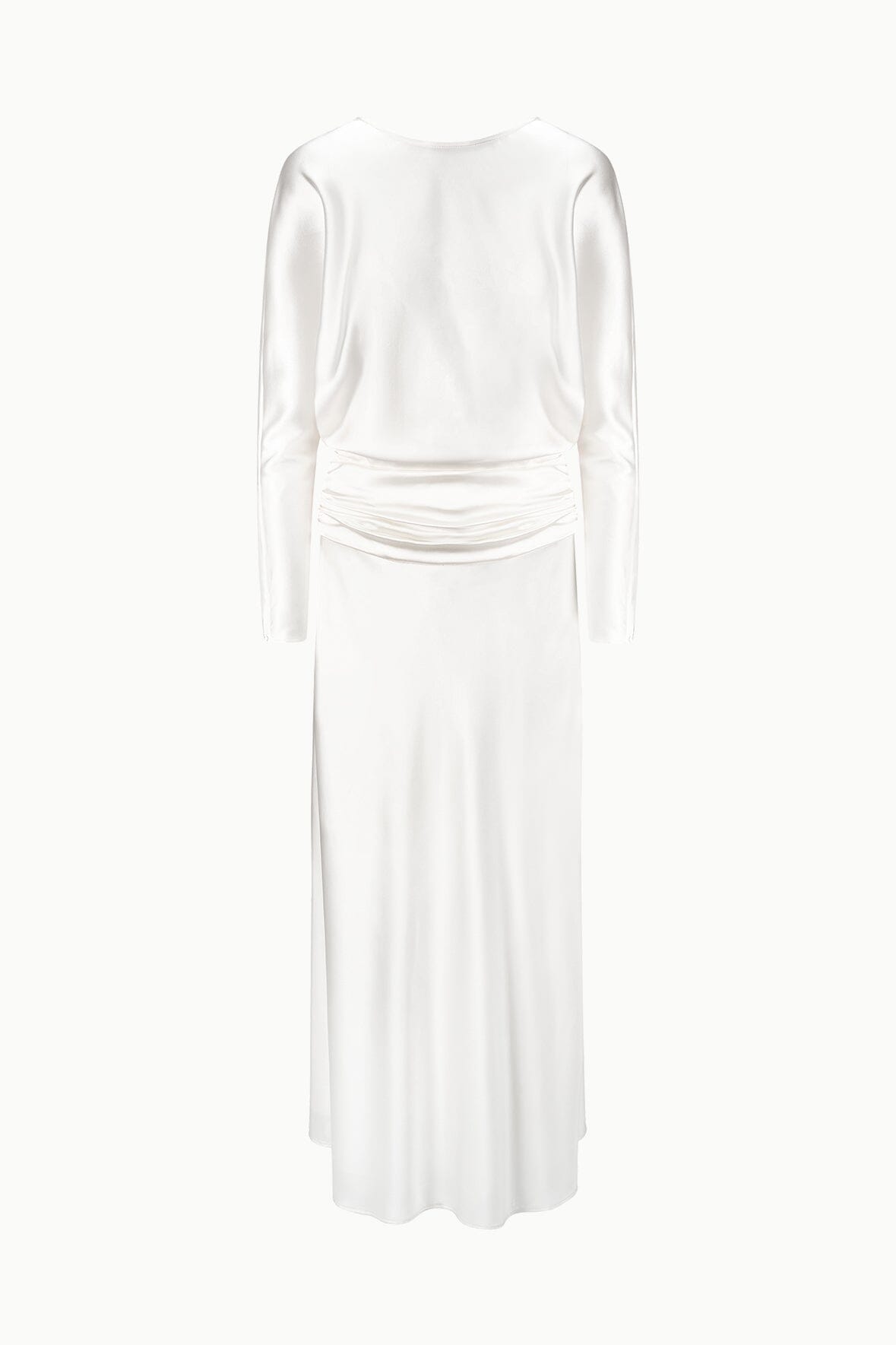 FREDA SILK DRESS IVORY - STAUD outlet