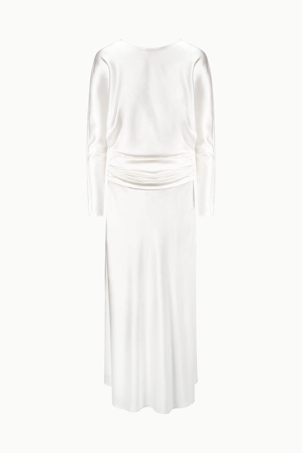 FREDA SILK DRESS IVORY - STAUD outlet