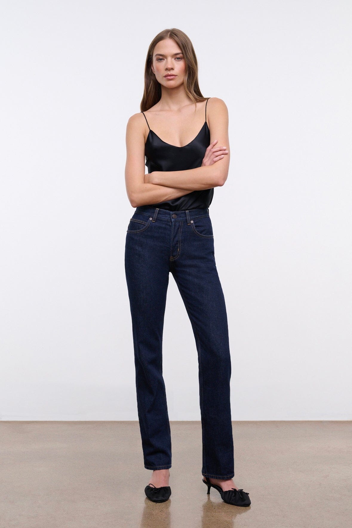 TEDDY STRAIGHT JEAN INDIGO - STAUD near me