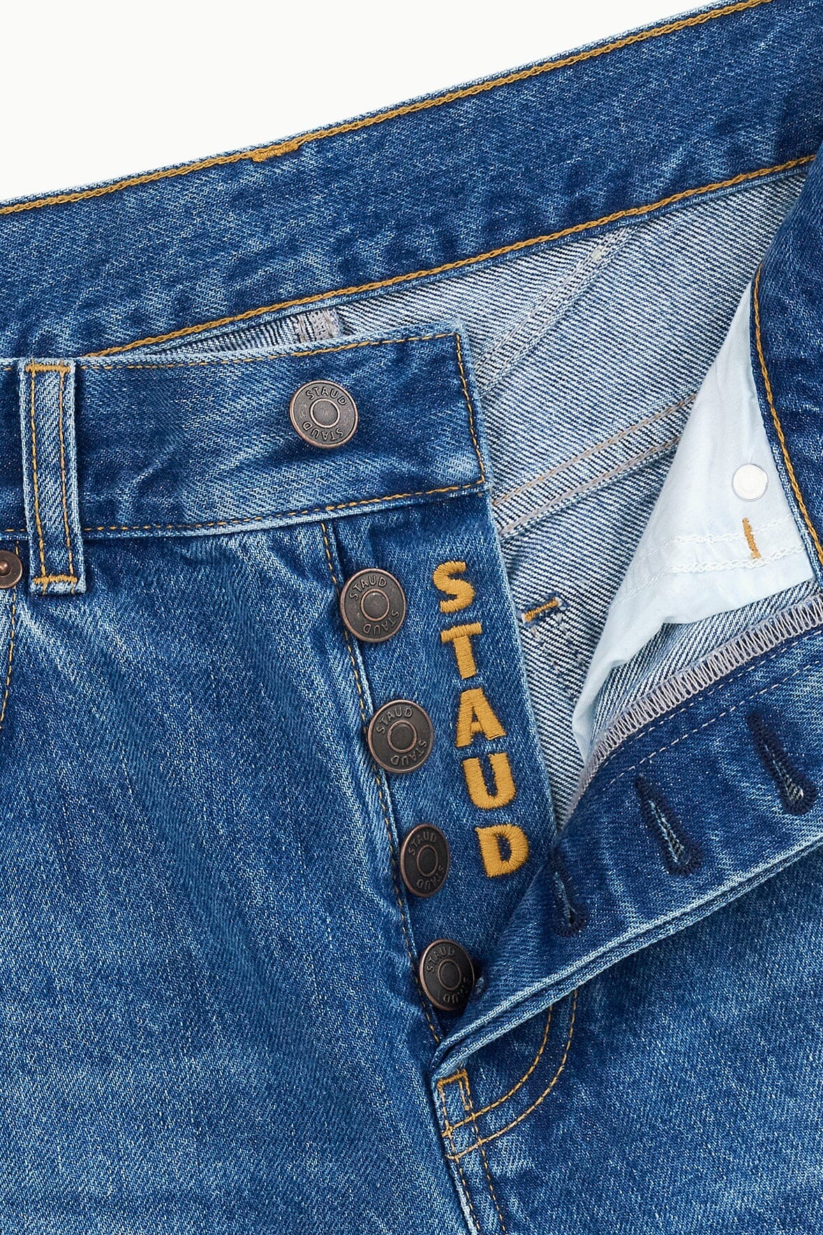 TEDDY STRAIGHT JEAN VINTAGE WASH - STAUD for sale