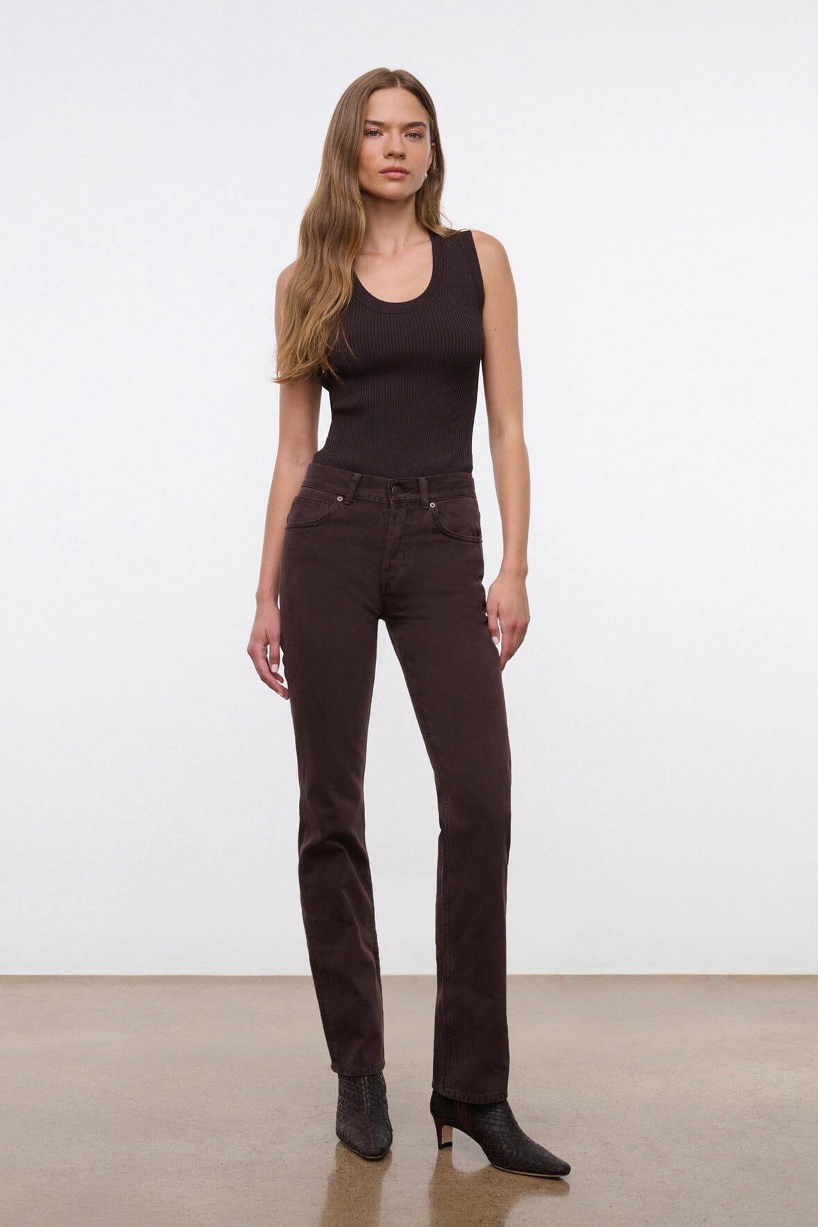 TEDDY STRAIGHT JEAN EARTH - STAUD online