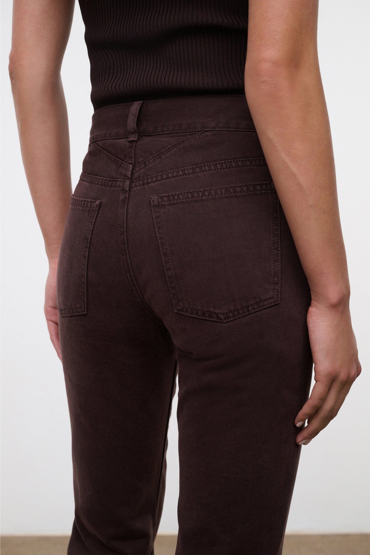 TEDDY STRAIGHT JEAN EARTH - STAUD online