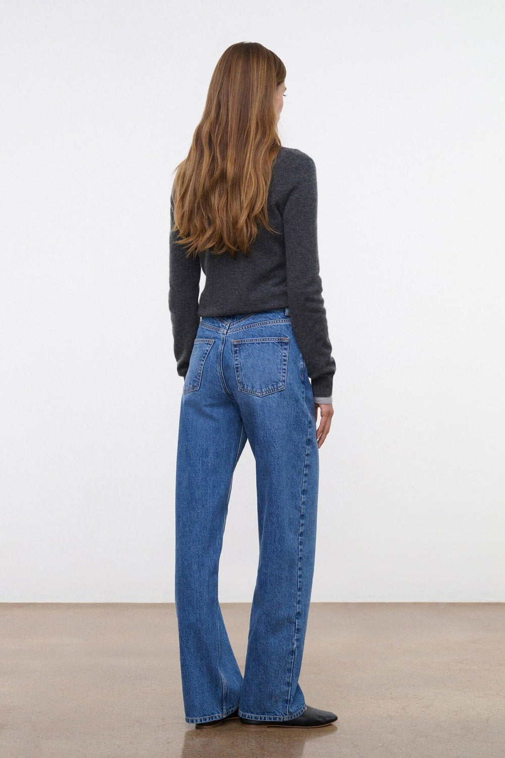 LEO HIGH RISE JEAN VINTAGE WASH - STAUD outlet