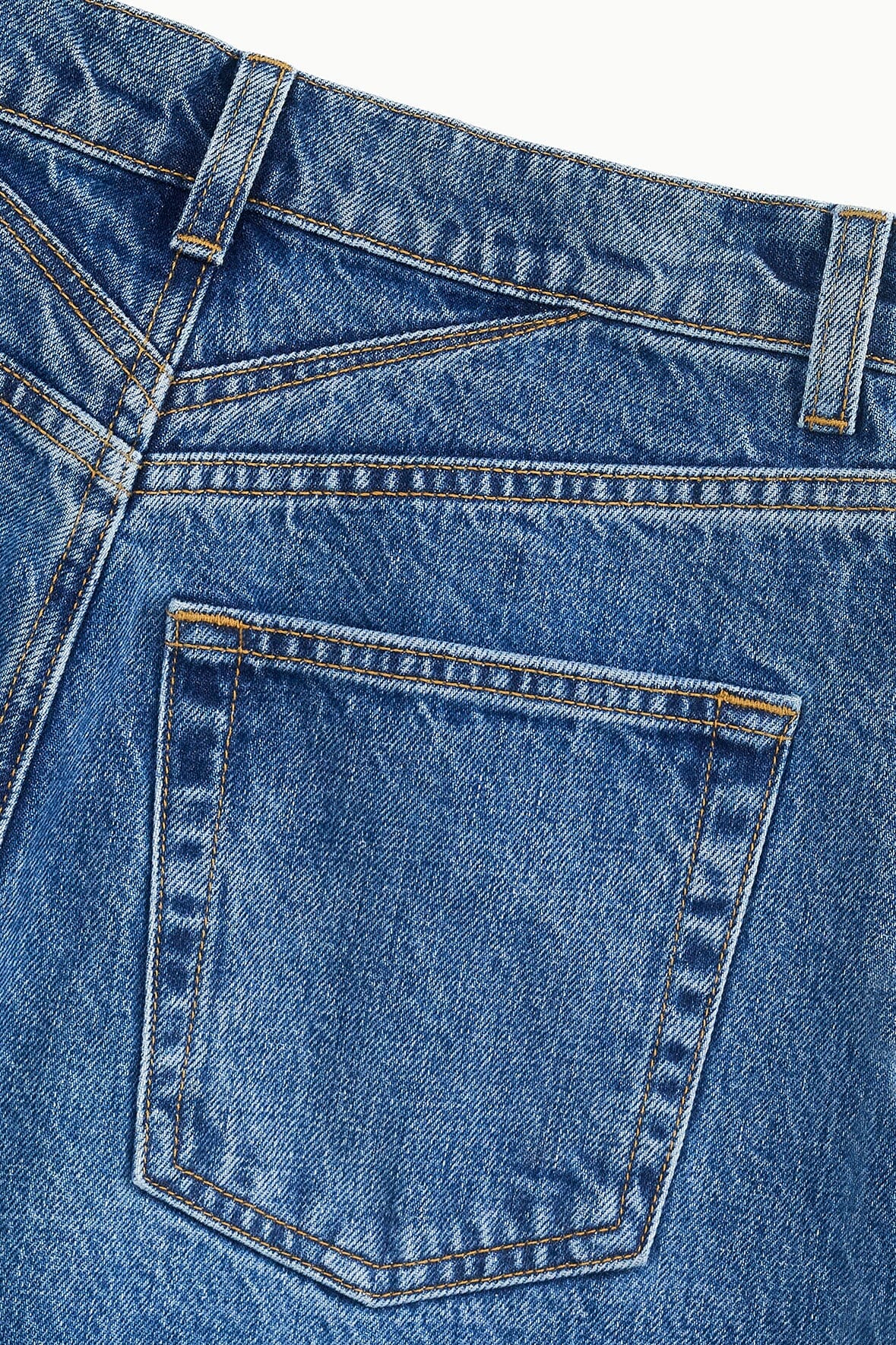 LEO HIGH RISE JEAN VINTAGE WASH - STAUD outlet