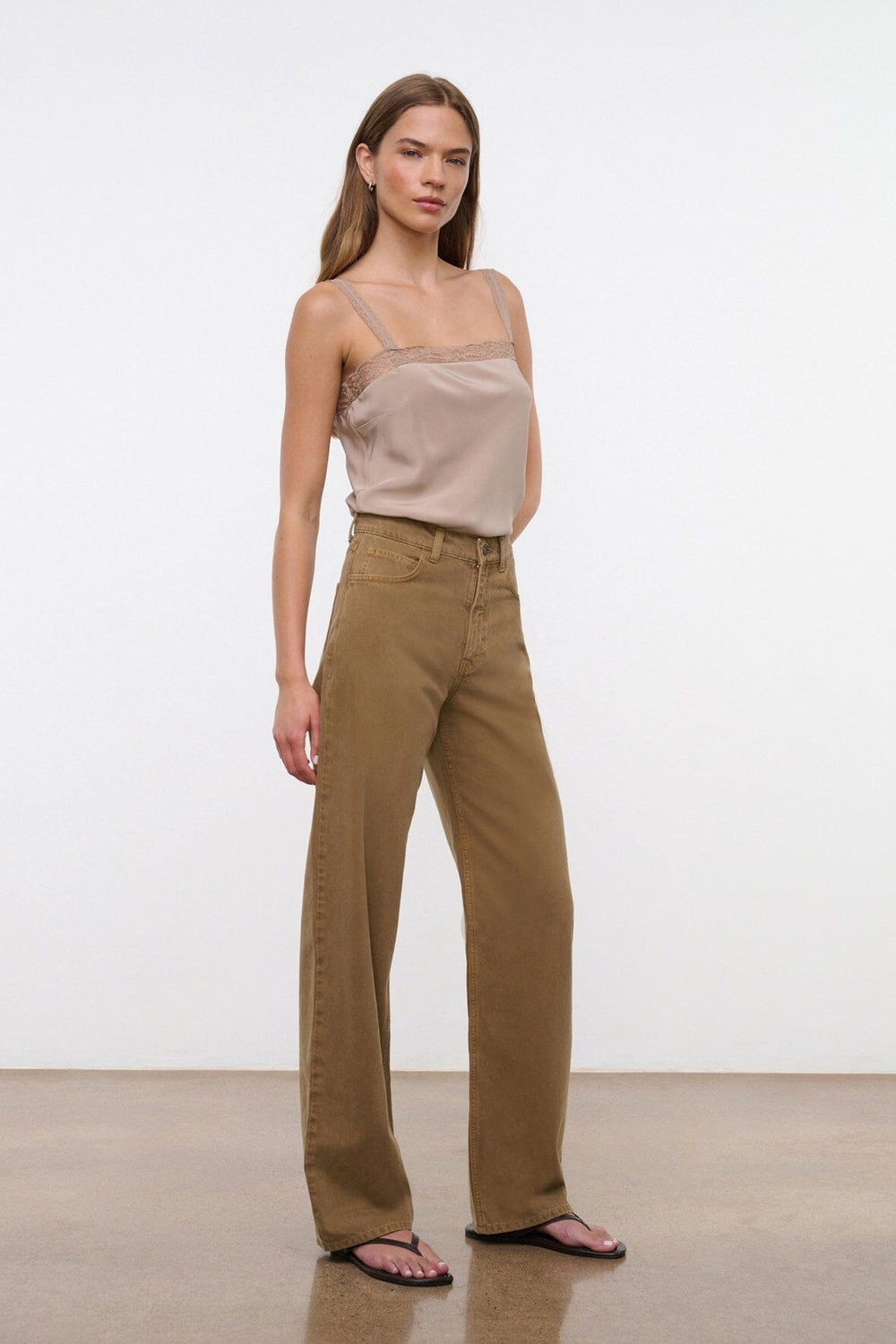 LEO HIGH RISE JEAN PORTOBELLO - STAUD US