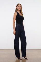 JACKSON BARREL JEAN INDIGO - STAUD sale