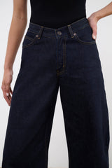 JACKSON BARREL JEAN INDIGO - STAUD sale