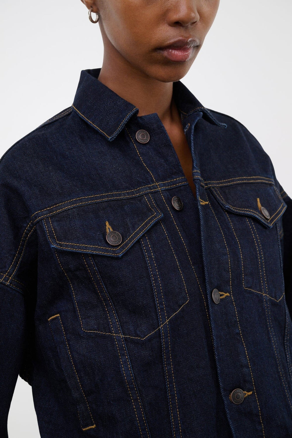GLEN DENIM JACKET INDIGO - STAUD outlet