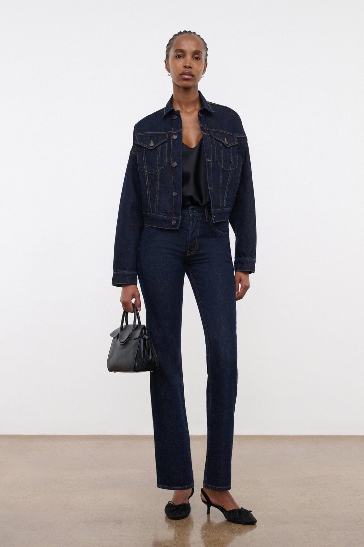GLEN DENIM JACKET INDIGO - STAUD outlet