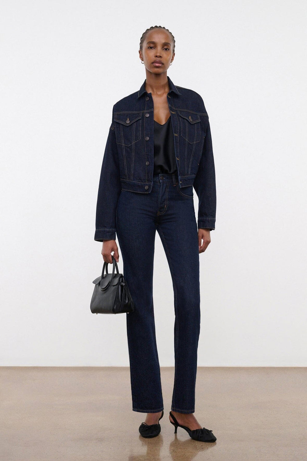 GLEN DENIM JACKET INDIGO - STAUD outlet