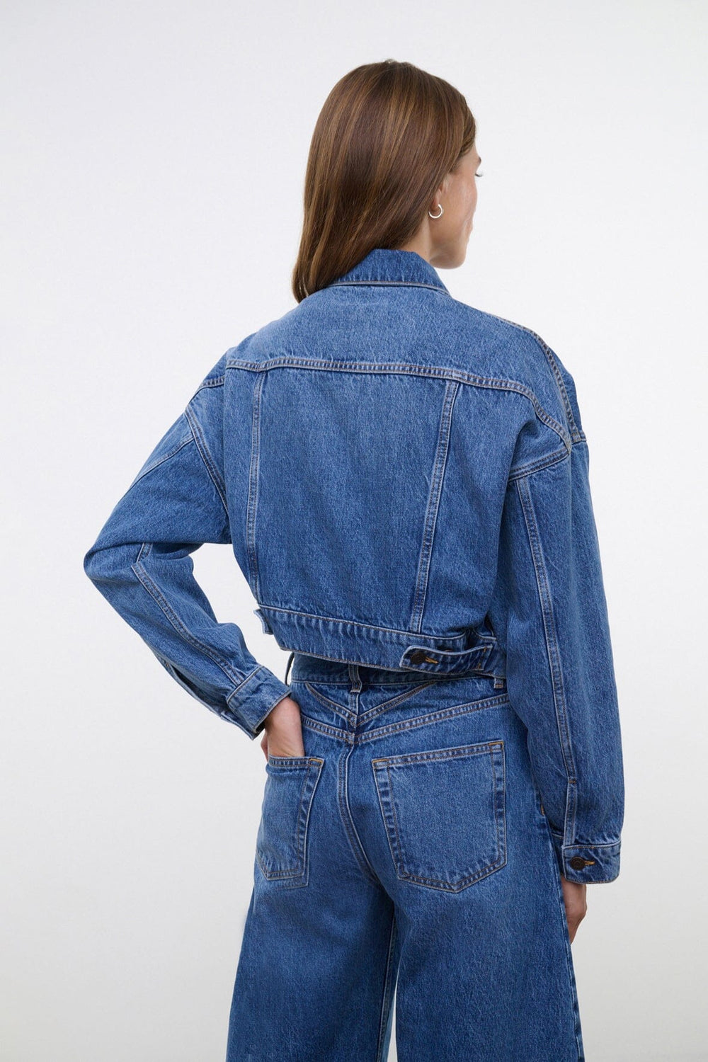 GLEN DENIM JACKET VINTAGE WASH - STAUD US