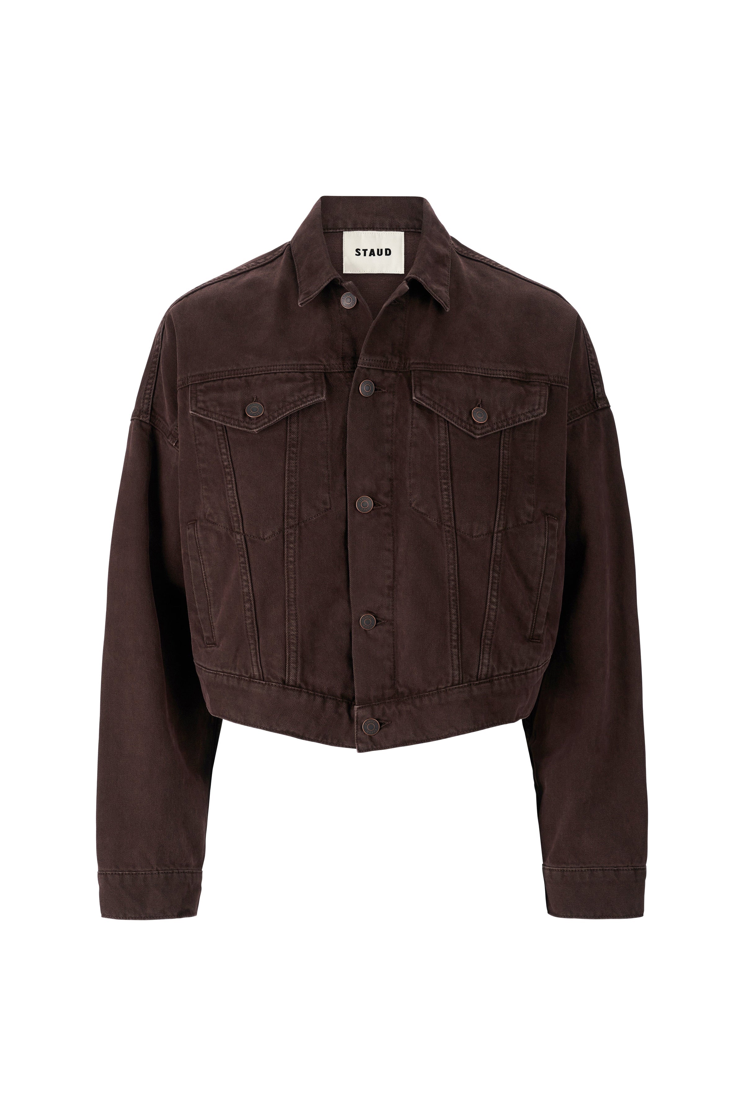 GLEN DENIM JACKET EARTH - STAUD near me