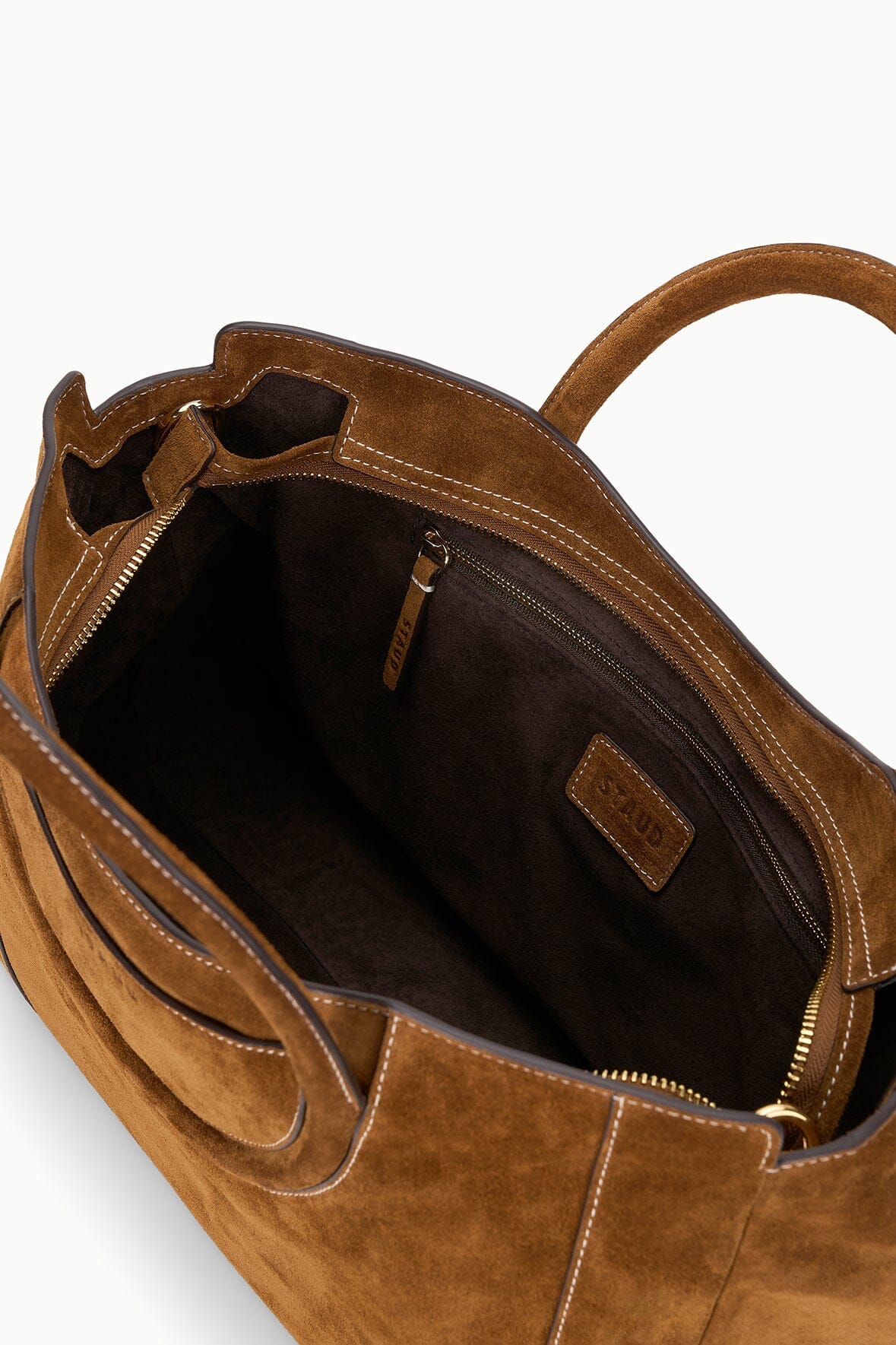 MAUDE SATCHEL TAN - STAUD US