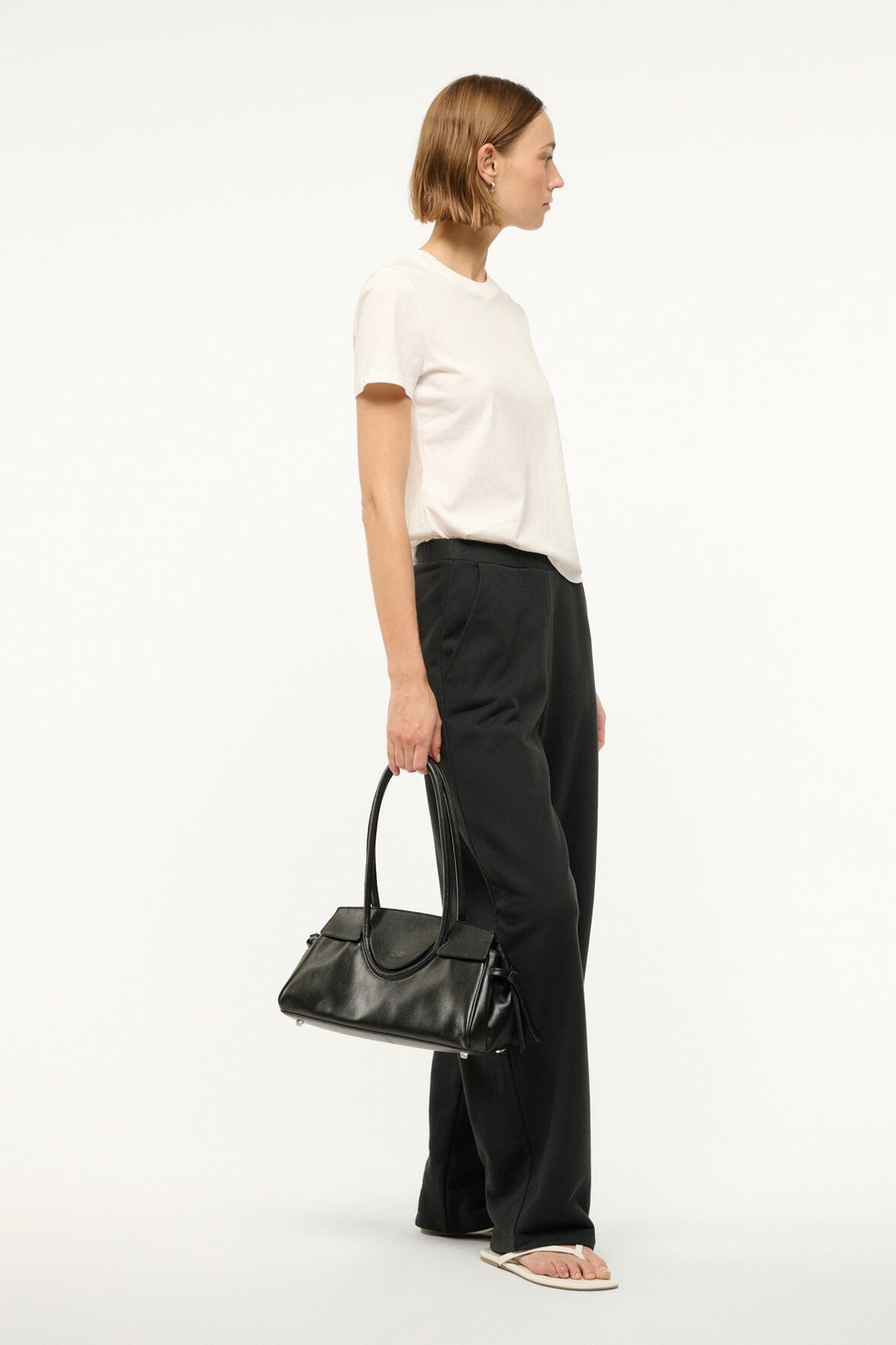 MAUDE SHOULDER BAG BLACK - STAUD outlet
